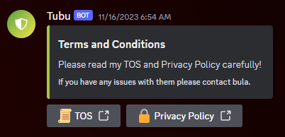 Tubu Bot